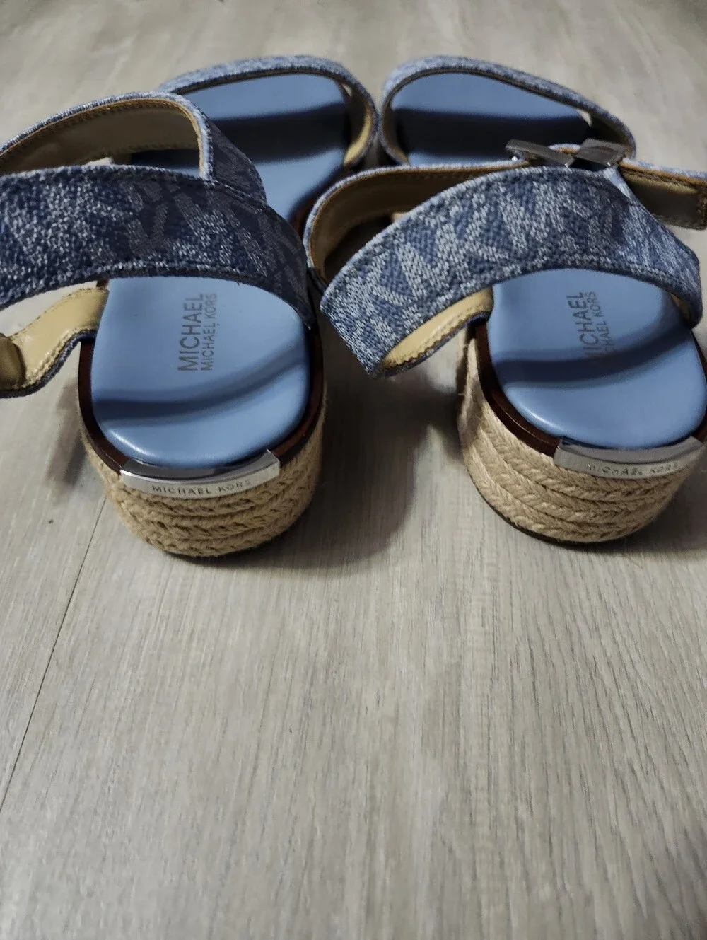 Michael Kors Richie Espadrille Platform Wedge Sandals